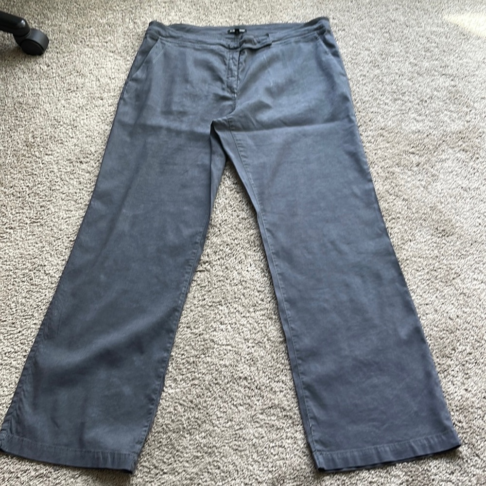 Eileen Fisher linen blend pants size 14 EUC